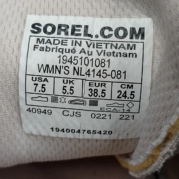Sorel Kinetic RNEGD Sneakers Grey Pink Running Shoes Sneakers Women US 7.5 - Picture 15 of 15